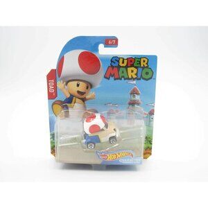 2017 New Sealed Super Mario Toad Hot‎ Wheels Character Cars (6/7)